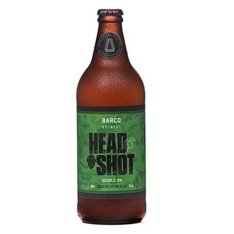 Cerveja Head Shot Double Ipa Barco Descartável 600 ml
