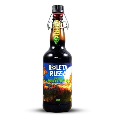 Cerveja Roleta Russa Black Ipa 500 ml