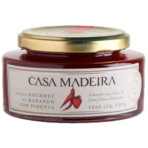 Geléia Gourmet de Morango com Pimenta 240g
