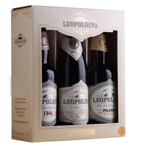 Kit 3 Cervejas Leopoldina 500 ml (Wis)