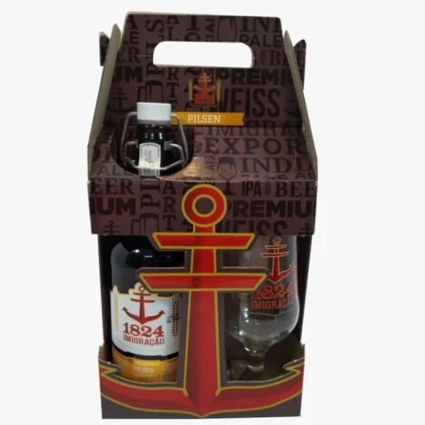 Kit Imigração Copo 300 ml + Garrafa 500 ml Pilsen