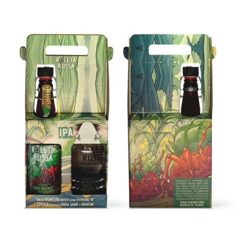 Kit Roleta Russa Copo 320 ml + Garrafa 500 ml Ipa